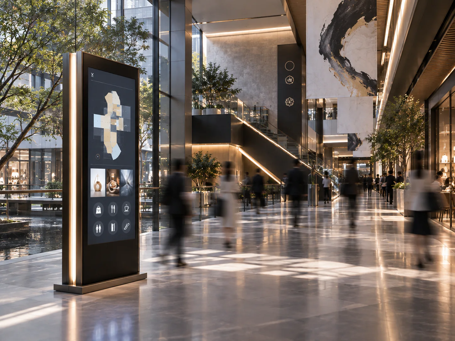 Mixed-use Spatial Information & Digital Signage Project